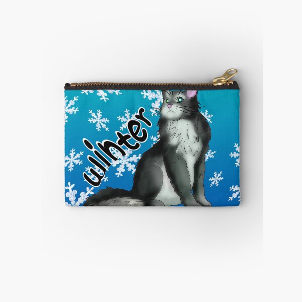 Item preview, Winter black and white maine coon designed and sold by CuisineCat.