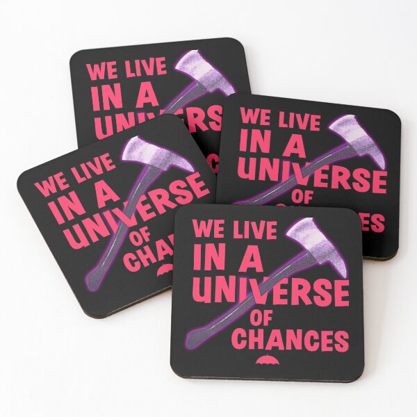 Item preview, We live in a universe of chances | Umbrella Academy designed and sold by designdroplet.