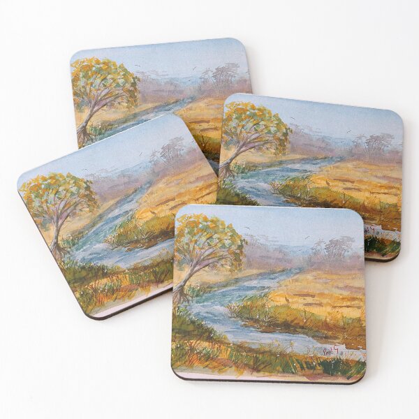Item preview, Sunset Fields - Watercolour designed and sold by Paul Gilbert.