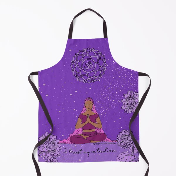 Item preview, Chakra affirmation meditation girl designed and sold by sierratruong.