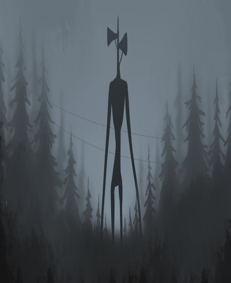 prompthunt: giant siren head, scary, creepy, foggy background