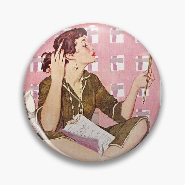 Item preview, Vintage art fixing hair  designed and sold by winkfloydart.