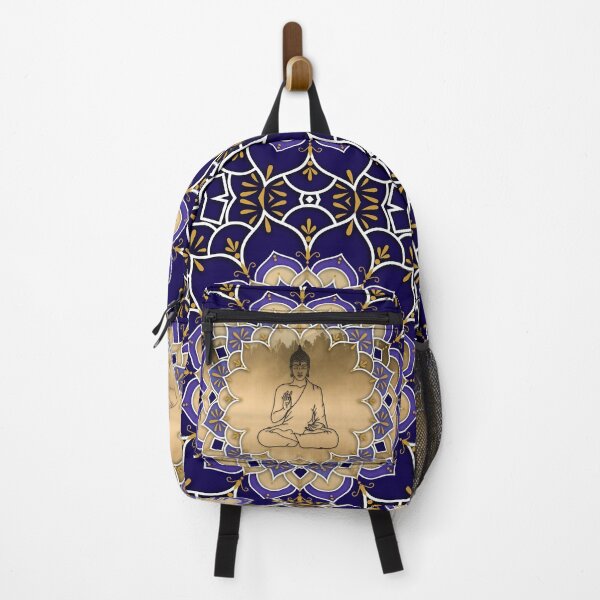 Item preview, Golden and Purple Buddha Mandala designed and sold by MandalaSoul.