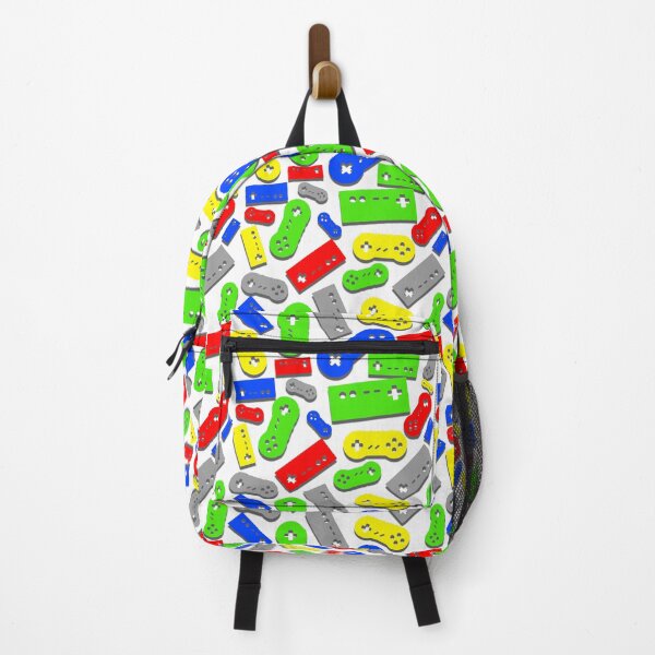 Item preview, Colorful Retro Game Controllers Pattern designed and sold by GamingThreads.