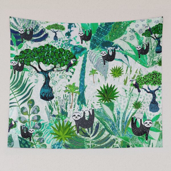 Item preview, Sloths in Jungle designed and sold by MarcSabuncu.