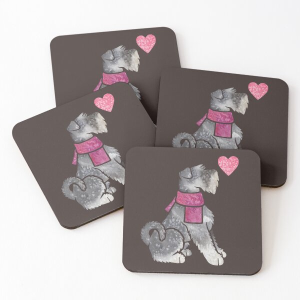 Item preview, Watercolour Standard Schnauzer designed and sold by animalartbyjess.