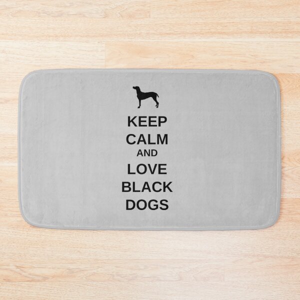 Item preview, Keep Calm and Love Black Dogs - gray designed and sold by oxoxoxo.