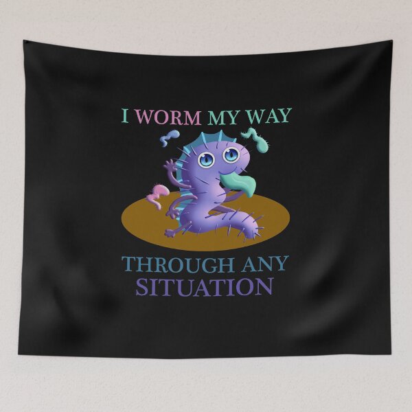 Item preview, Worm on a string, worm, meme, funny, string, worms, magic worm, tumblr, memes, pride, rainbow, cryptic, cute, aesthetic, bi, consciousness is an illusion, cursed, death is inevitable, fuzzy worms, designed and sold by bimmer325.