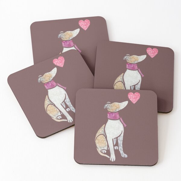 Item preview, Watercolour Whippet designed and sold by animalartbyjess.