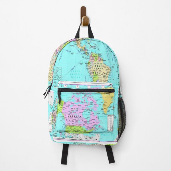 #World #Map #WorldMap Backpack