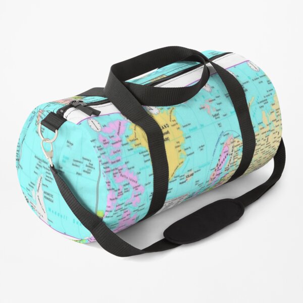 #World #Map #WorldMap Duffle Bag