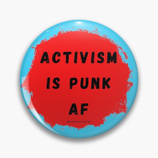 Item preview, Activism is Punk AF designed and sold by PunkyMoms.