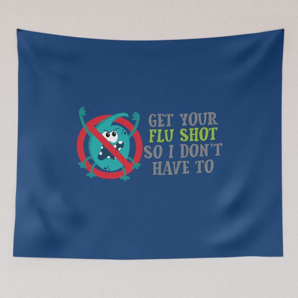 Item preview, Get Your Flu Shot | Funny Flu Season designed and sold by Maria Garcia.