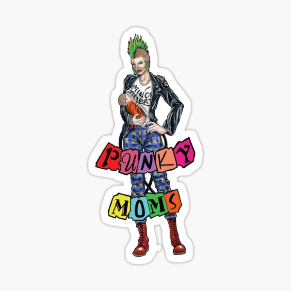 Minerva OG Punky Moms Logo Sticker