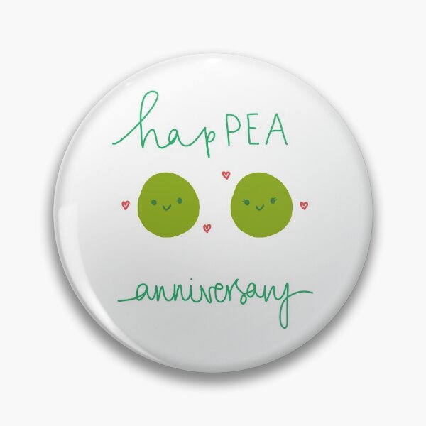 Item preview, Hap-PEA anniversary designed and sold by woolleyandjones.