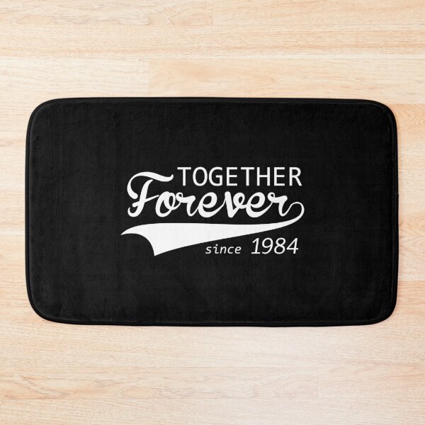 Item preview, Together Forever Since 1984 Cute 36th 37th Anniversary Gift print designed and sold by nikkidawn74.