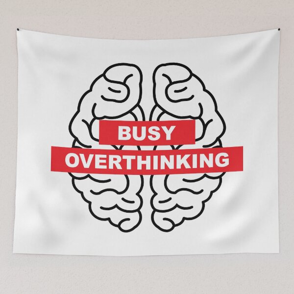 Item preview, Busy Overthinking -  Brain designed and sold by AmpersandCuster.