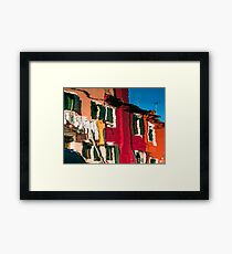Water reflection Framed Print