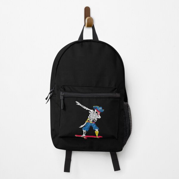 Item preview, Dabbing Skeleton Pirate Skateboard Skater Halloween for Boys design designed and sold by BUBLTEES.
