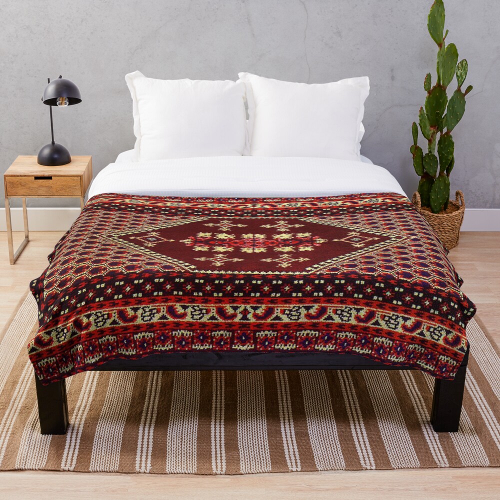 beautiful design of Moroccan style Throw Blanket