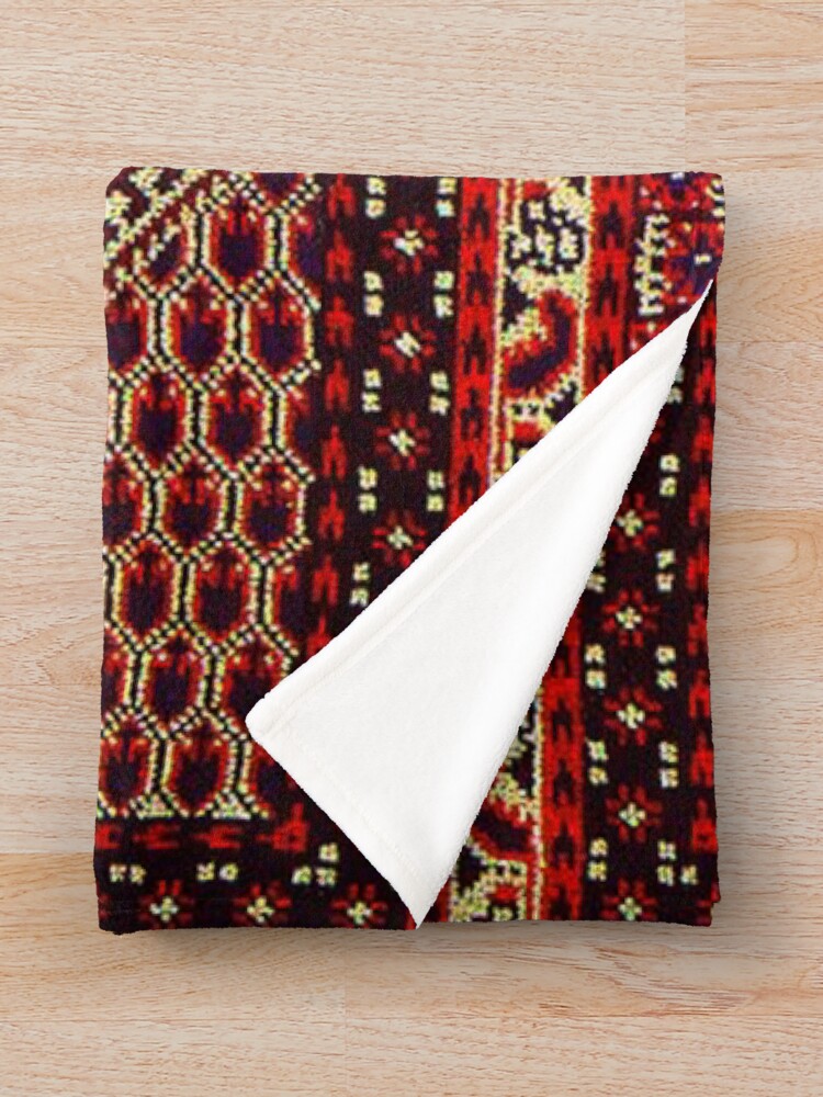 Alternate view of beautiful design of Moroccan style Throw Blanket