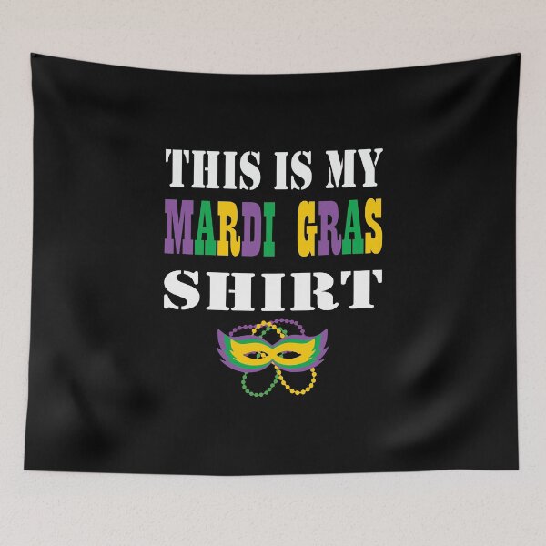 Item preview, This Is My Mardi Gras product print designed and sold by nikkidawn74.