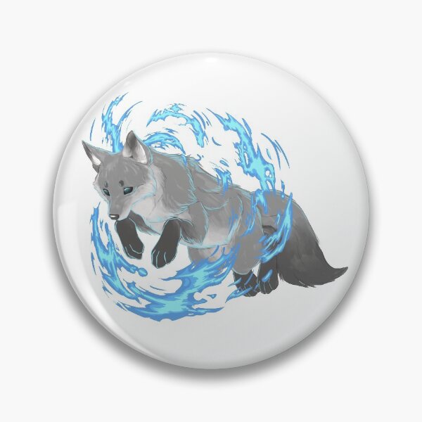 Item preview, Blue Fire Jumping Fox designed and sold by Marejai.