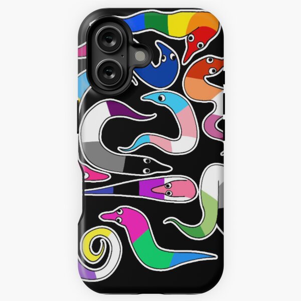 Vista previa del artículo con la obra «Gusano en un orgullo», diseñado y vendido por simobella.