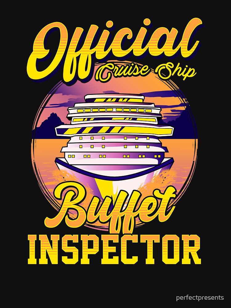 Buffet Inspector Funny Cruise Ship' Water Bottle