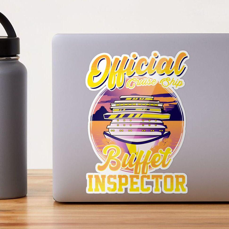 Buffet Inspector Funny Cruise Ship' Water Bottle