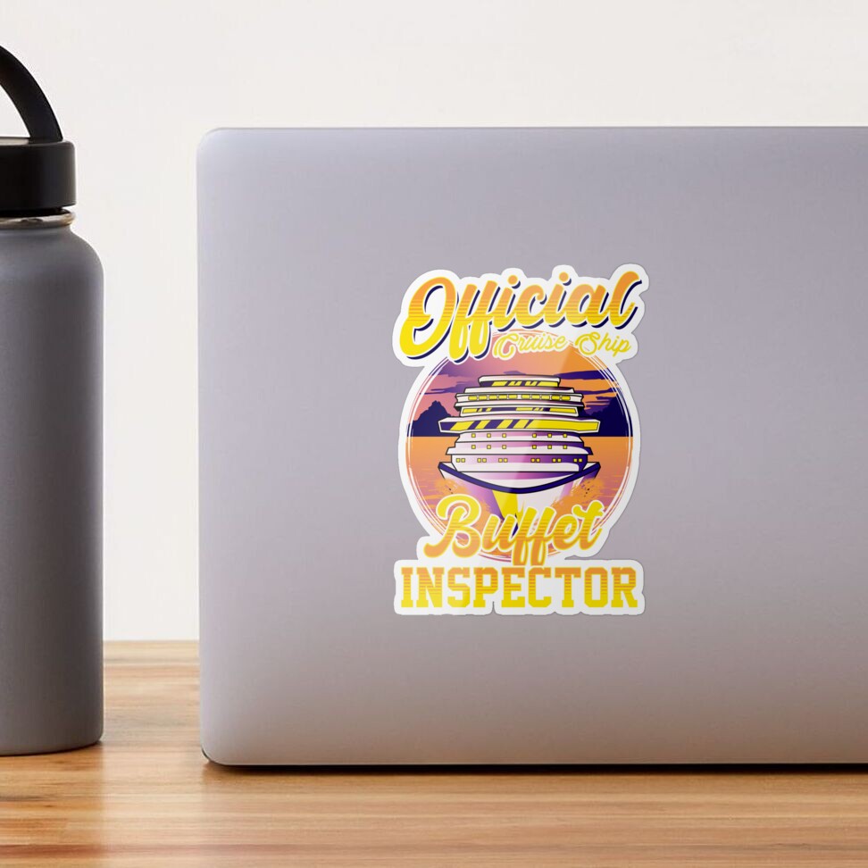 Buffet Inspector Funny Cruise Ship' Water Bottle