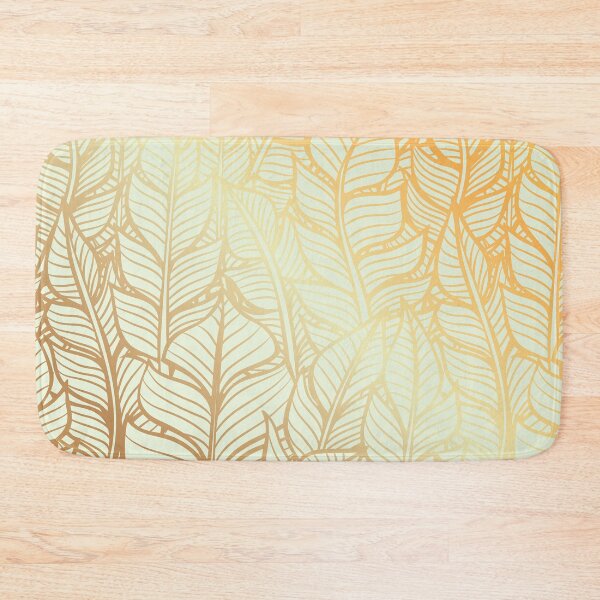 Item preview, Bohemian Gold Feathers Illustration With White Shimmer designed and sold by Vic Torys ☆.