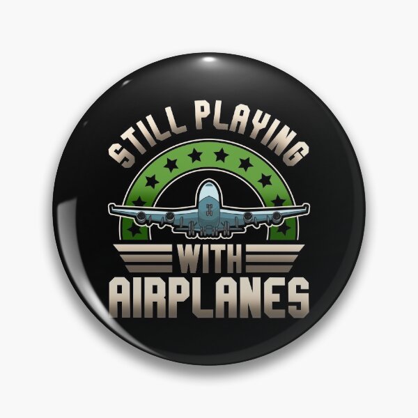 Item preview, Funny Pilot Still Playing With Airplanes Pun designed and sold by perfectpresents.