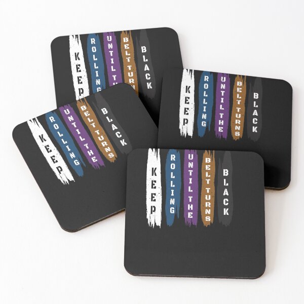 Item preview, Brazilian Jiu Jitsu Gift - Keep Rolling Black Belt BJJ - Funny Jiujitsu Gift Lover designed and sold by Run to Creations.