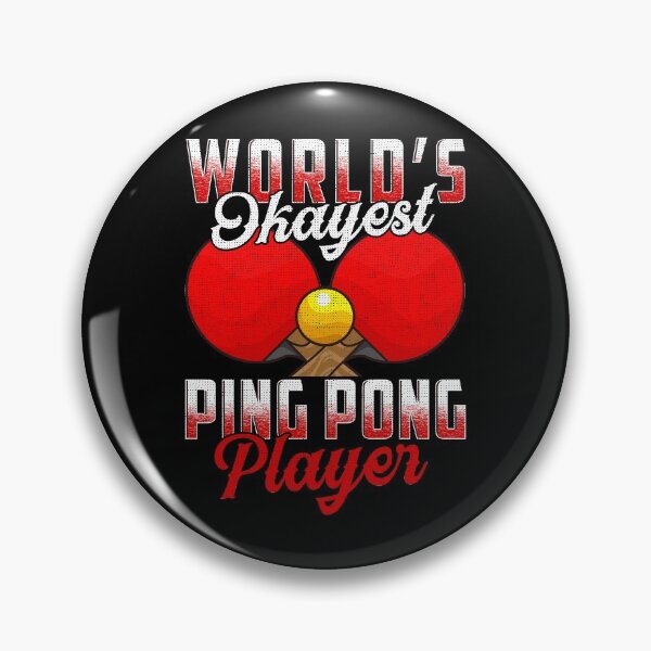 Item preview, World's Okayest Ping Pong Player Pun Table Tennis designed and sold by perfectpresents.