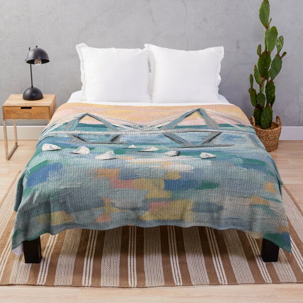 Item preview, Ravenel Bridge Charleston SC Abstract designed and sold by BissyCollective.