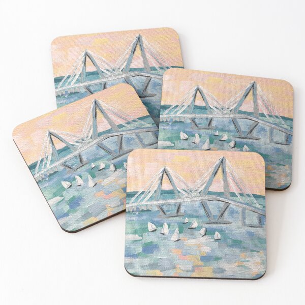 Item preview, Ravenel Bridge Charleston SC Abstract designed and sold by BissyCollective.
