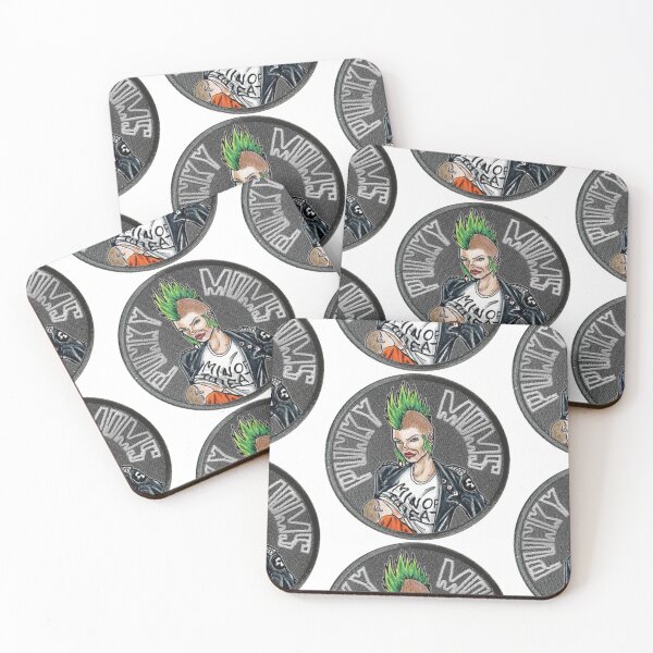 Item preview, Minerva OG Punky Moms Patch Logo Silver designed and sold by PunkyMoms.