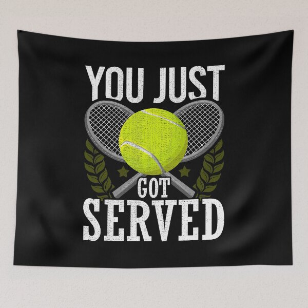 Item preview, You Just Got Served Tennis Racket Serve designed and sold by perfectpresents.