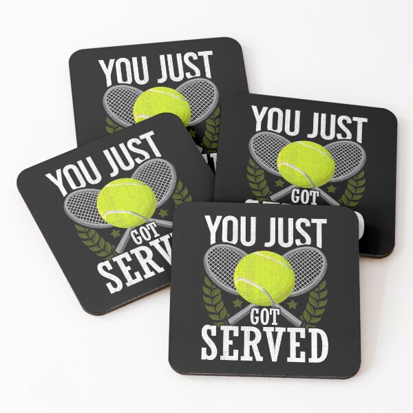 Item preview, You Just Got Served Tennis Racket Serve designed and sold by perfectpresents.