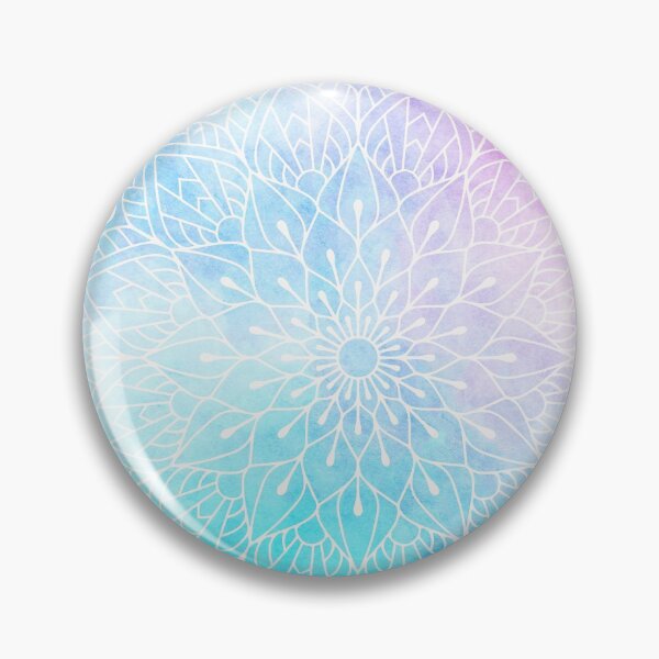 Item preview, Watercolor White Mandala Illustration Pattern designed and sold by Vic Torys ☆.