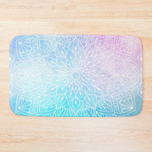 Item preview, Watercolor White Mandala Illustration Pattern designed and sold by Vic Torys ☆.