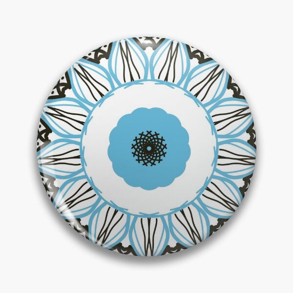 Item preview, Fantasy blue black white designed and sold by Abstractlara.