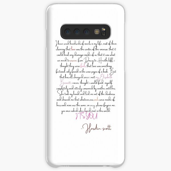 Hardin Scott's Letter to Tessa Samsung Galaxy Snap Case