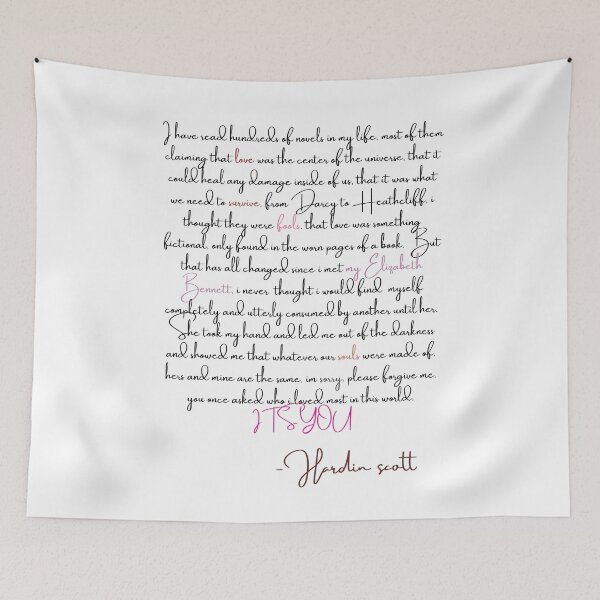 Item preview, Hardin Scott's Letter to Tessa designed and sold by alanaf1.
