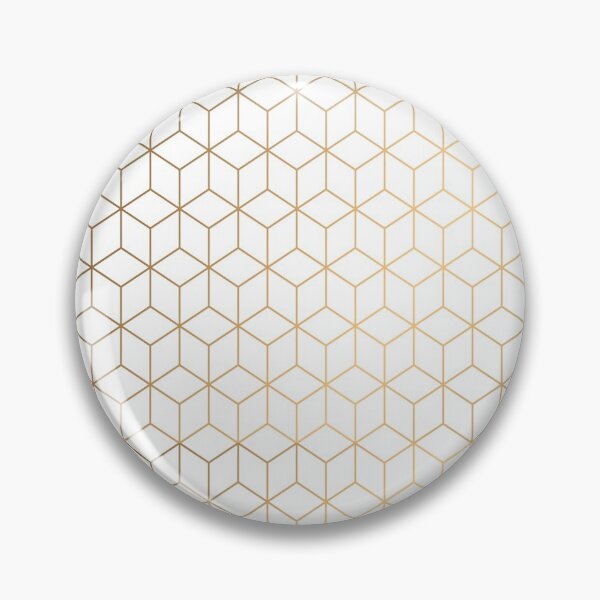 Item preview, Gold Geometric Pattern on White Background designed and sold by Vic Torys ☆.