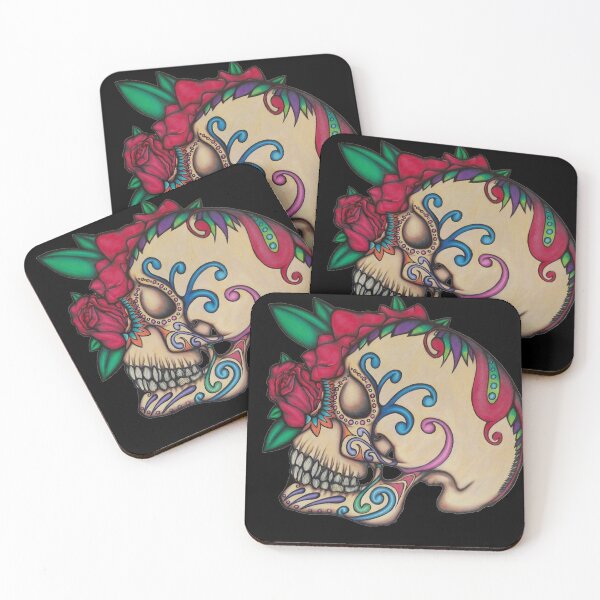 Item preview, Day of the Dead Skull designed and sold by SpokenMalice.