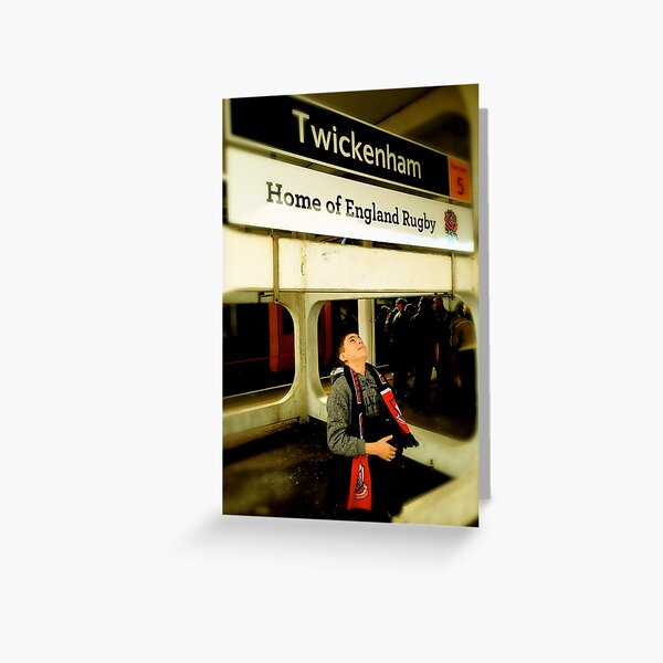 Twickenham - Home of England Rugby Greeting Card