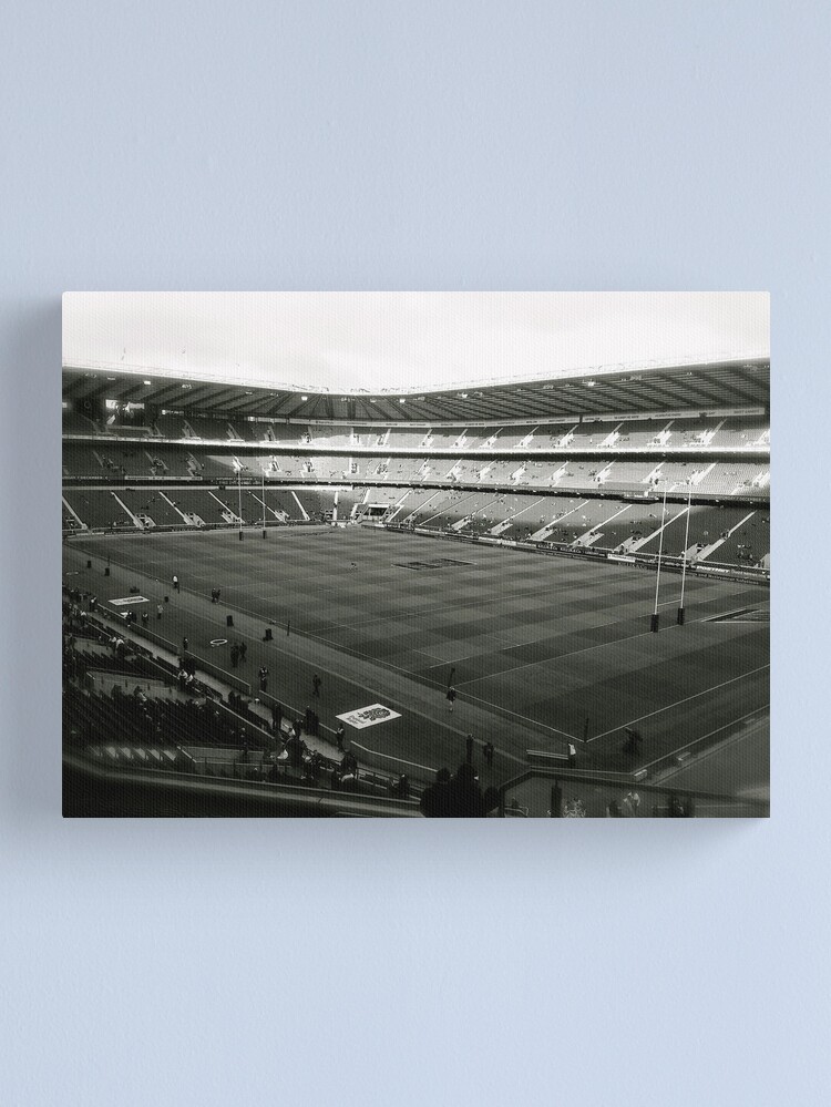Alternate view of Twickenham. Black and White. Canvas Print