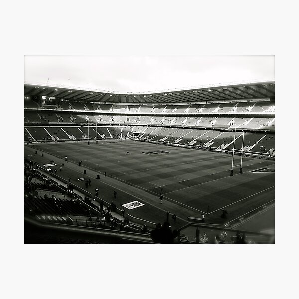 Twickenham. Black and White. Photographic Print